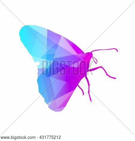 Vector Illustration Of An Abstract Colorful Butterfly