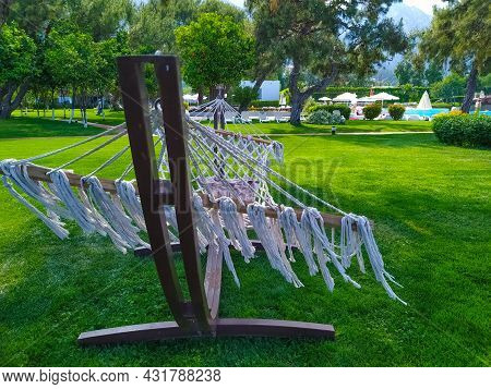 Beldibi, Kemer, Antalya, Turkey - May 11, 2021: The Territory Of The Rixos Beldibi Hotel