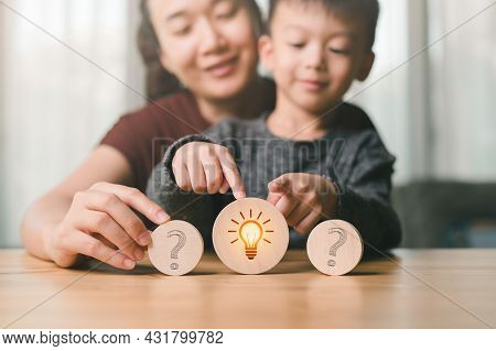 Asian Mom Let Your Son Choose What He Likes. To Create Opportunities For Children To Grow Up, Baby's