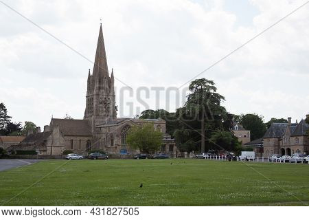 Views Of St Mary's Church And Church Green In Witney, Oxford, Taken 19th July 2021