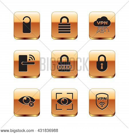 Set Please Do Not Disturb, Invisible Or Hide, Eye Scan, Password Protection, Digital Door Lock With 