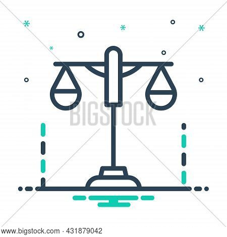 Mix Icon For Constitutional Authority Balance Constitutional-law Courthouse Judgment Licit