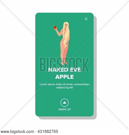 Naked Eve Holding Vector & Photo (Free Trial) | Bigstock