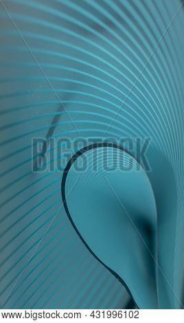 Blue Background With Lines And Cells Obstraction Conceptual