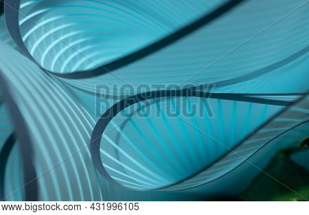 Blue Background With Lines And Cells Obstraction Conceptual