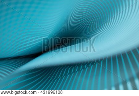 Blue Background With Lines And Cells Obstraction Conceptual