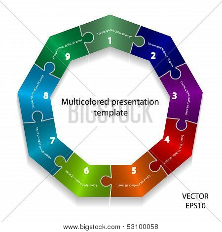 Abstract Colorful Presentation Template.
