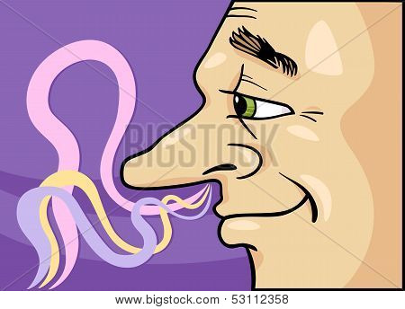 Perfumer Cartoon Illustration
