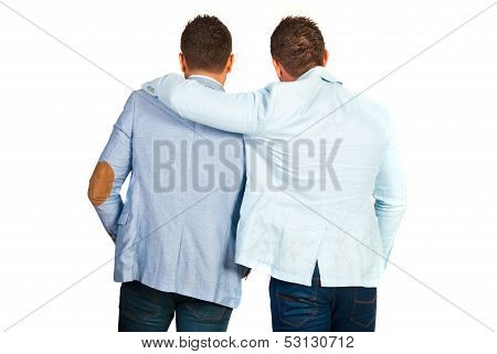 Back Of Business Man