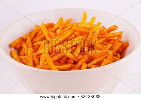 Potato Chips In Bowl