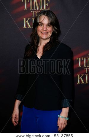 NEW YORK- OCT 20: Theater director Pam MacKinnon attends the Broadway opening night of 'A Time To Kill' at The Golden Theatre on October 20, 2013 in New York City.