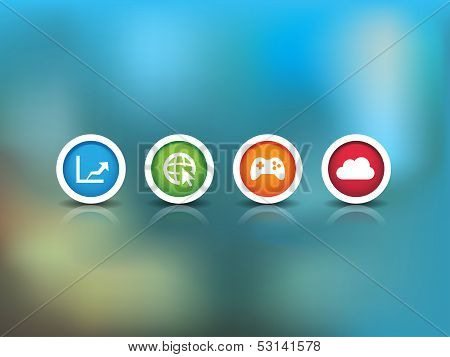 Technology Background Icons