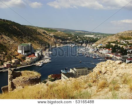 Balaklava Town And Balaklava Bay, Crimea