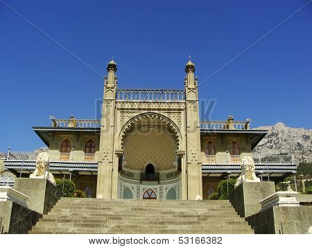 Southern Facade Of Vorontsov Palace, Alupka, Crimea