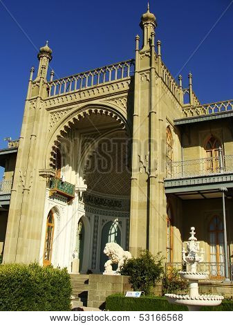 Southern Facade Of Vorontsov Palace, Alupka, Crimea