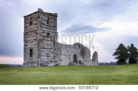Church Ruins At Dusk