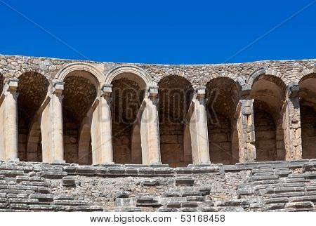 Old Amphitheater Aspendos In Antalya, Turkey