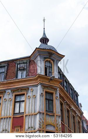 Riga , Latvia. Typical architectural details