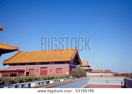 Imperial Palace In Beijing, China