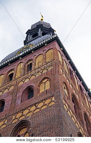 Riga , Latvia. Architectural details of Duomo