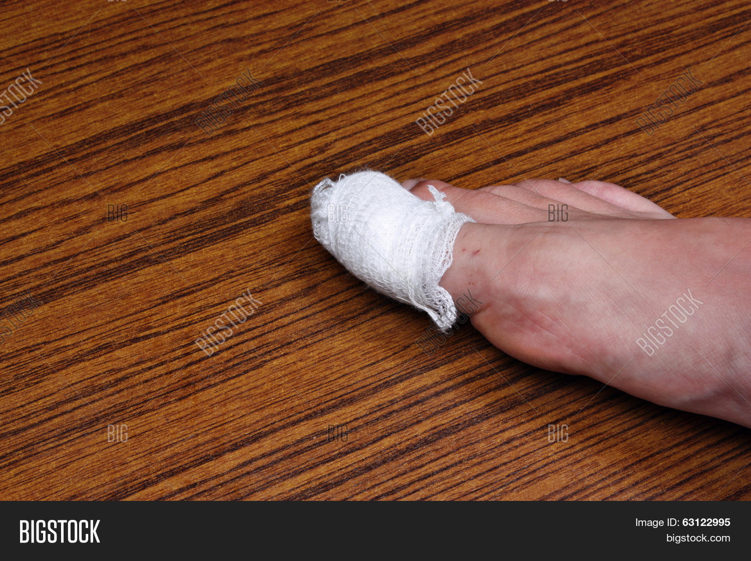 Dressing On Toe Image & Photo (Free Trial) Bigstock