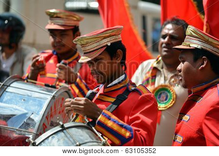 Hindu Music On The Streets Of Kathmandu, Nepal