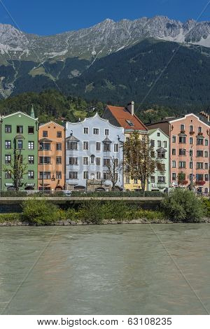 Mariahilf Street In Innsbruck, Austria.