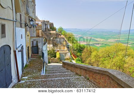 Alleyway. Montescaglioso. Basilicata. Italy.