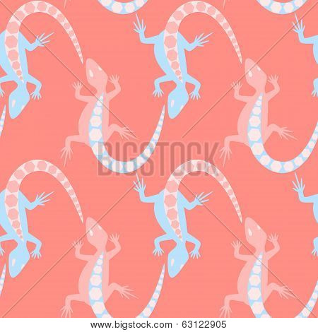 Lizard Seamless Pattern