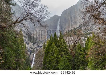 Upper And Lower Yosemite Falls