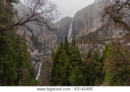 Upper And Lower Yosemite Falls