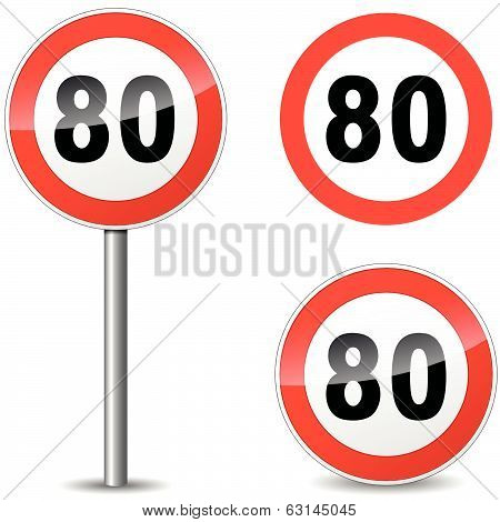 Vector Eighty Sign