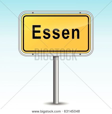 Vector Essen Signpost