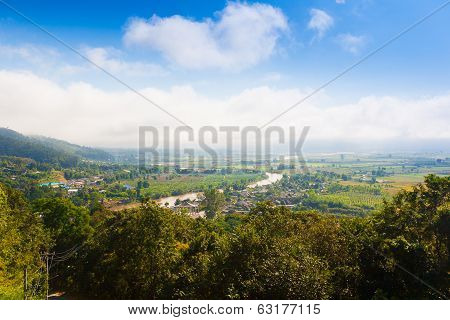 Village Thaton In The Thailand, Airview