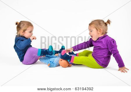 Twins Playing