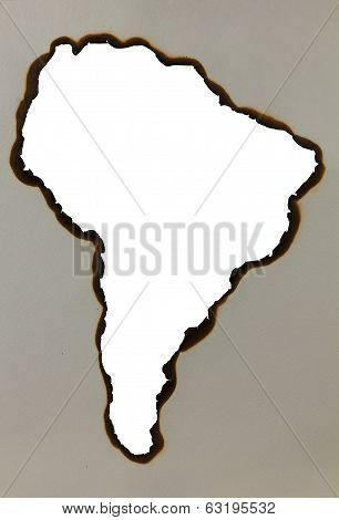 Map of South America