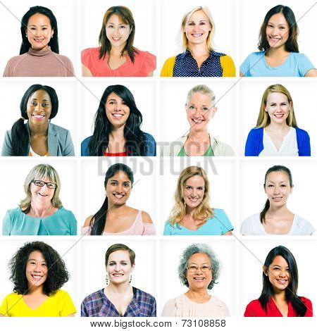 Headshots of Diverse Women