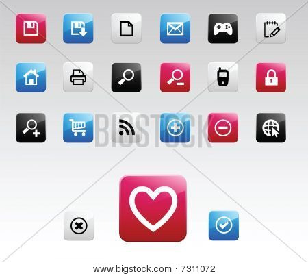 Color de los iconos de la Web