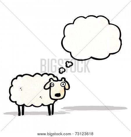 cartoon sheep