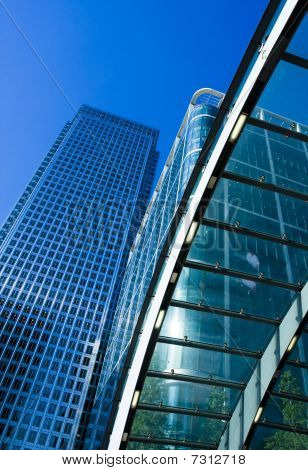 Højhusene på Canary Wharf, London, UK