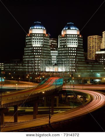 Cincinnati, Ohio At Night