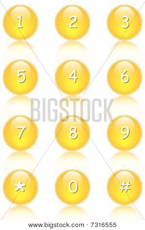 Pulsanti di numeri