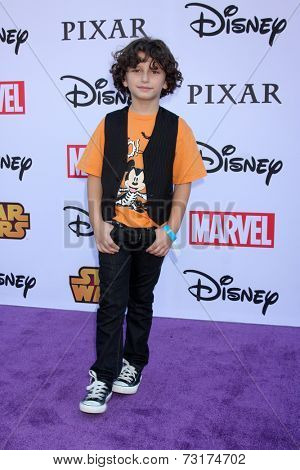 LOS ANGELES - OCT 1:  August Maturo at the VIP Disney Halloween Event at Disney Consumer Product Pop Up Store on October 1, 2014 in Glendale, CA