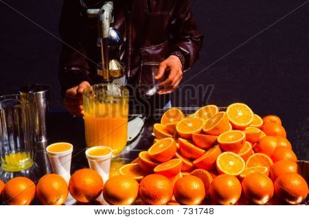 Appelsinjuice mand