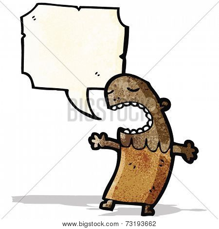 cartoon tribesman