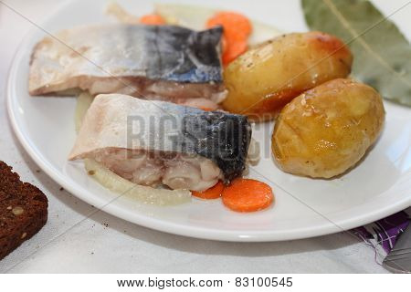 Marinated Mackerel And The Baked Potato