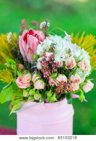 flowers in a vase