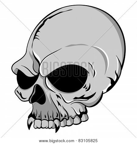 Single Grey Skull