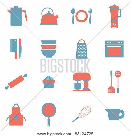 Utensils Icons Set.