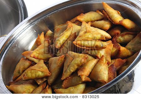Arabische Gemüse samosas